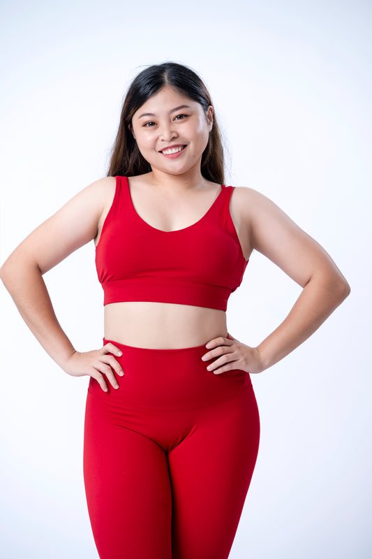 LIMITLESS BRA - CRIMSON RED