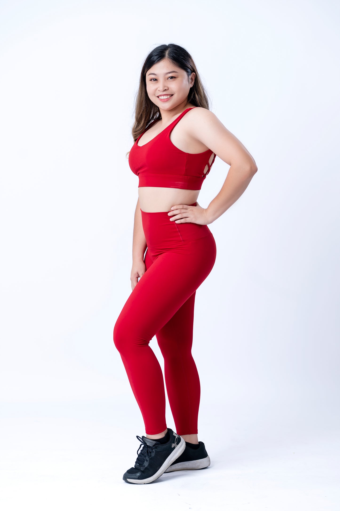 LIMITLESS LEGGINGS - CRIMSON RED