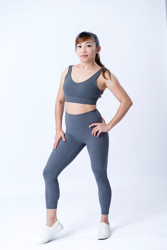 LIMITLESS LEGGINGS - PEBBLE GREY