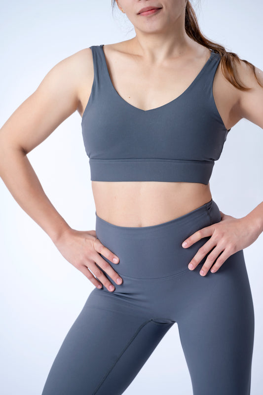 LIMITLESS BRA - PEBBLE GREY