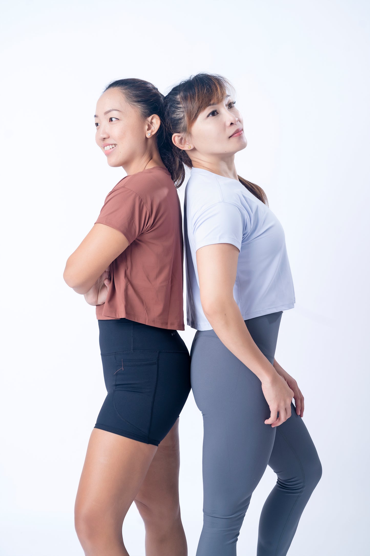 EVERYDAY CROPPED TEE - POWDER BLUE