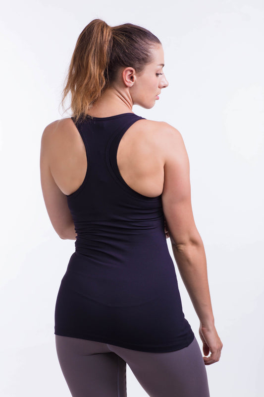 BARE IN MIND TANK - BLACK - hustletics.com