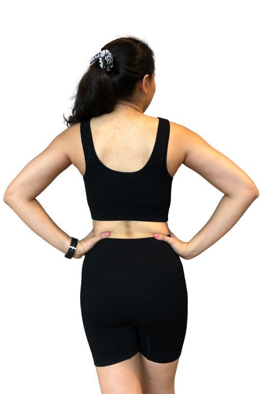 EASE UP BIKER SHORTS - ESPRESSO